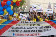 protesta colombianos 1