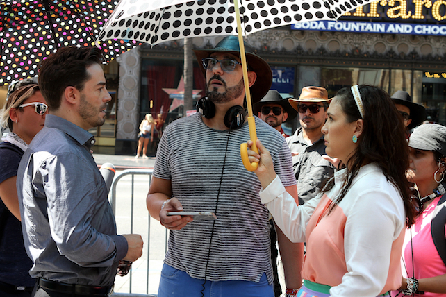 Behind the scenes of Angelica Vale, Juan Pablo Espinoza during the "La Fan" taping  shot in Hollywood & Highland on June 20, 2016 in Hollywood, CA. (Photo by © Art. Garcia/DDPixels.com)