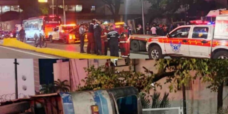 ¡Tremendo vuelco en Caracas! Más de 30 heridos tras impactante ...
